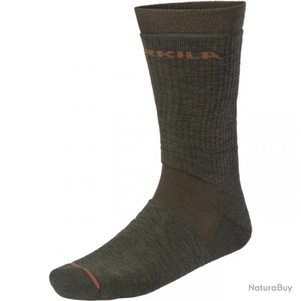 Chaussettes Pro Hunter 2.0 Willow Harkila S VERT/MARRON