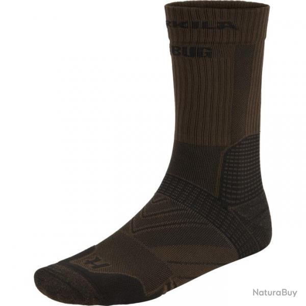 Chaussettes Trail chausette Harkila S Dark olive/Vert