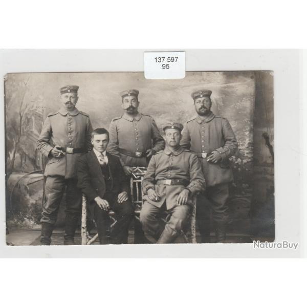 CPA - Groupe de Militaire Allemand (carte photo)