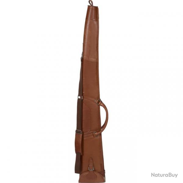 Fourreau Retrieve pour fusil en cuir Harkila 135 cm Cognac