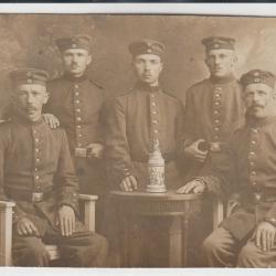 CPA - Groupe de Militaire Allemand (carte photo)N°137596