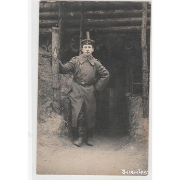 CPA - Soldat allemand en uniforme (carte photo)N137-013