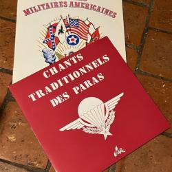 Chants traditionnels des Paras + marches militaires americaines - 33T