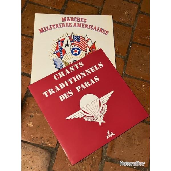 Chants traditionnels des Paras + marches militaires americaines - 33T