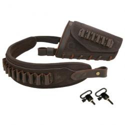 Support de coque en cuir pour fusil Coffee .357 2 ATTACHES