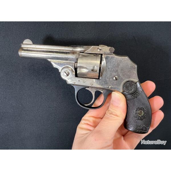 REVOLVER IVER JOHNSON HAMMERLESS cal 32sw short