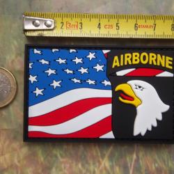 patch écusson 3 D 101e division aéroportée unité militaire États-Unis