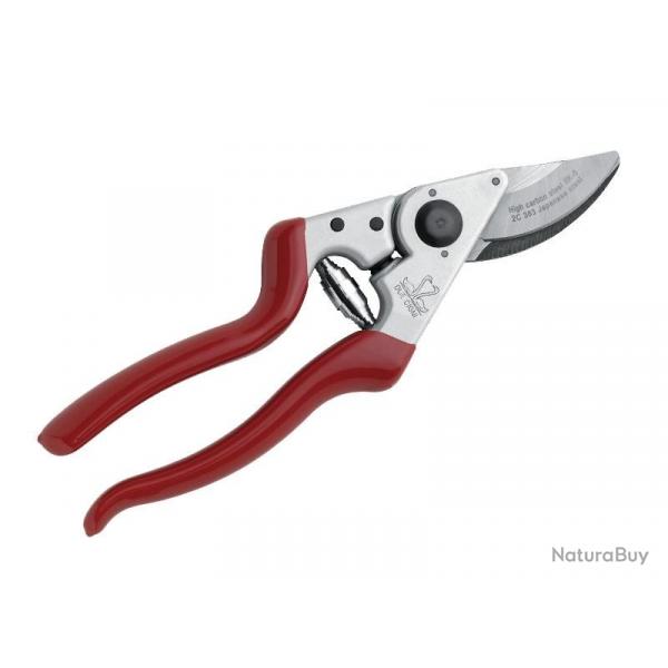 BEL1845 SECATEUR DUE CIGNI BRANCHE PLASTIFIEES 21CM LAME ACIER CARBONE NEUF