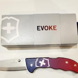 COUTEAU VICTORINOX EVOKE ALOX ROUGE/BLEU