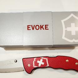 COUTEAU VICTORINOX EVOKE ALOX ROUGE