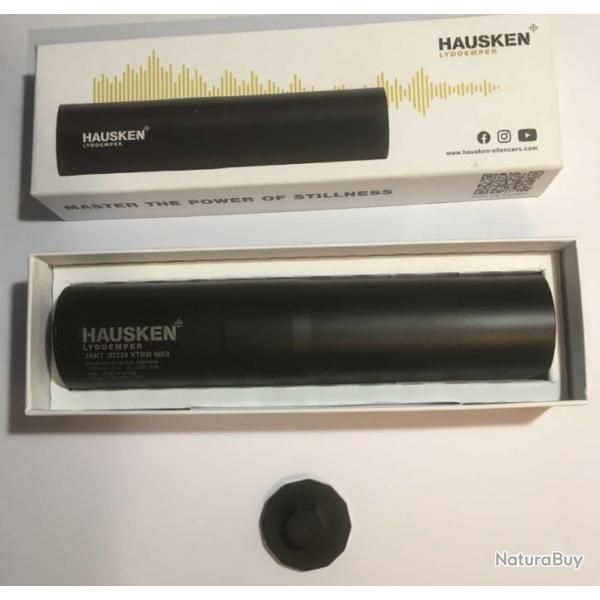 silencieux Hausken JD224 MKII XTRM M18x1 Diam. 50 - Calibre : 7,85mm