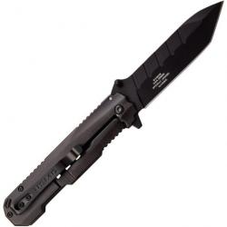 Couteau USMC A/O Lame Tanto Black Acier 3Cr13 Manche Acier Clip Linerlock USMA1061BK