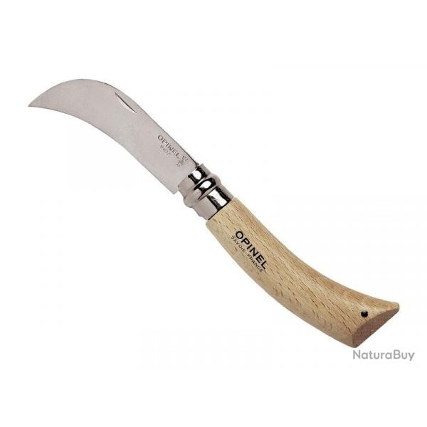 BEL1858 SERPETTE FERMANTE OPINEL N8VRI LAME INOX MANCHE 11CM HETRE NEUF