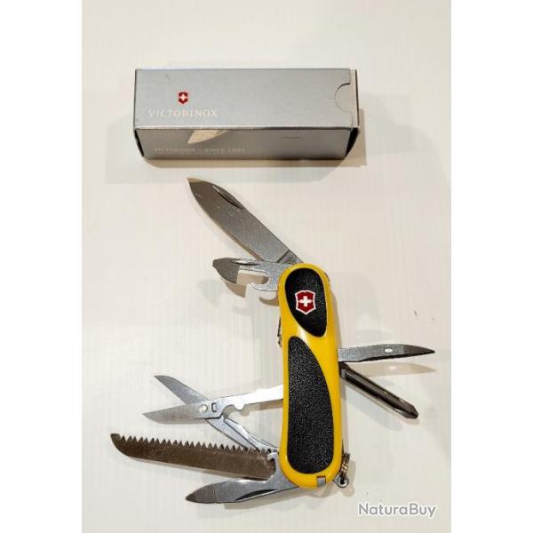 COUTEAU VICTORINOX EVOGRIP S18 JAUNE