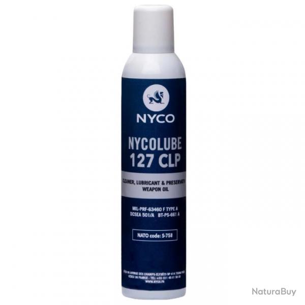 SPRAY NYCOLUBE127 CLP POUR ARMES (NETTOIE, LUBRIFIE, PROTEGE) AEROSOL DE 250ml