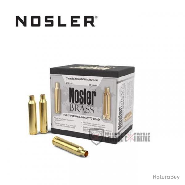 50 Douilles NOSLER Cal 7mm Rem Mag