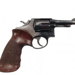 DESTOCKAGE CAT. B - OCCASION REVOLVER SMITH & WESSON MODEL 10-5 CAL.38 SPECIAL + POIGNÉE ERGONOMIQUE