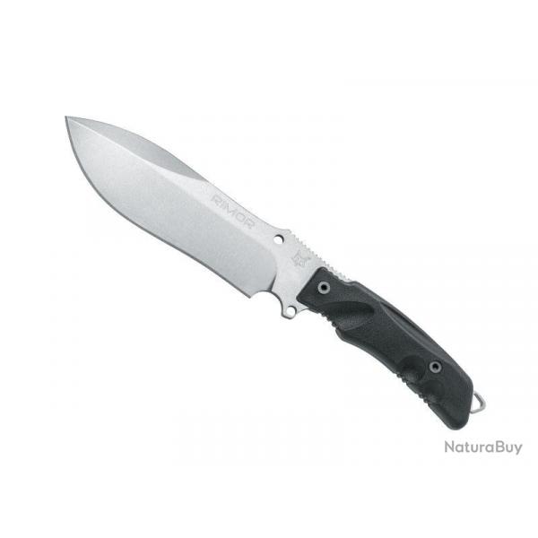 BEL1902 POIGNARD FOX KNIVES PRODUCTION "RIMOR" LAME 17.5CM ACIER STONEWASHED MANCHE FRN + ETUI NEUF