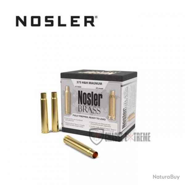 25 Douilles NOSLER Cal 375 H&H