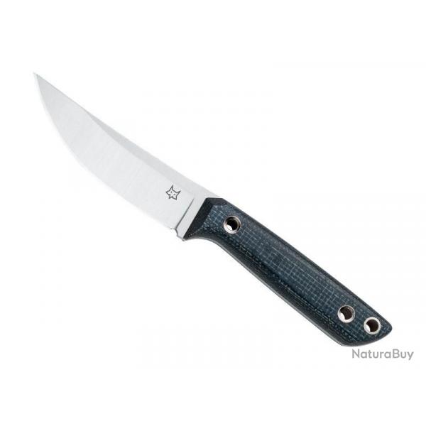 BEL1910 POIGNARD FOX KNIVES PRODUCTION "PERSER" LAME 9.5CM MANCHE MICARTA JUTE BLEU + ETUI NEUF