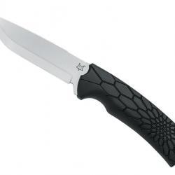 BEL1915 POIGNARD FOX KNIVES PRODUCTION "CORE SCANDI" LAME 10CM ACIER MANCHE POLYPROPYLENE NOIR NEUF