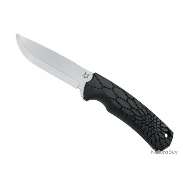 BEL1915 POIGNARD FOX KNIVES PRODUCTION "CORE SCANDI" LAME 10CM ACIER MANCHE POLYPROPYLENE NOIR NEUF