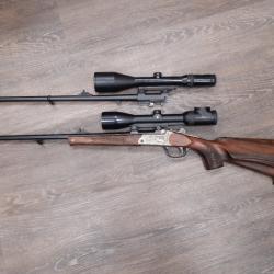 Kipplauf Blaser K95 6x62r frères et 22 Hornet occasion