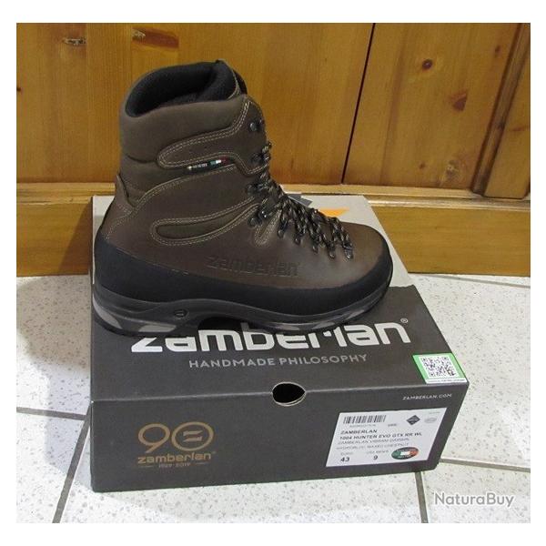 Chaussure Zamberlan HUNTER EVO GTX RR WL WAXED CHESTNUT TAILLE 43