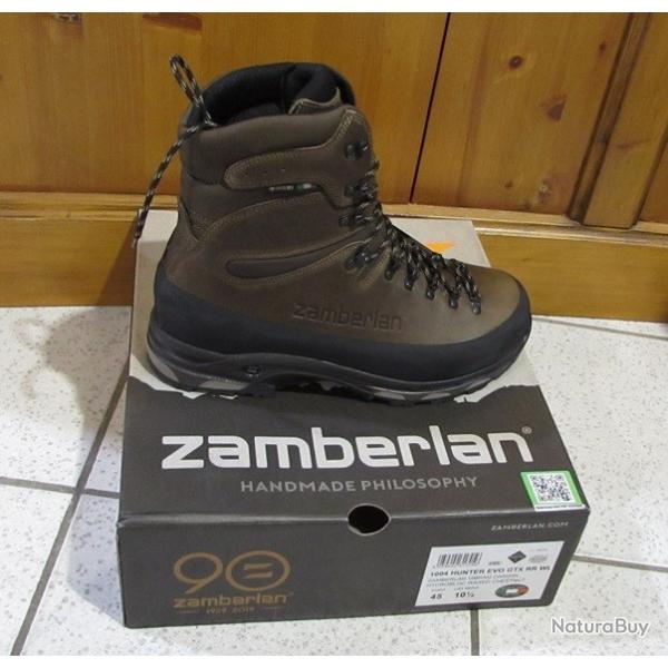 Chaussure Zamberlan HUNTER EVO GTX RR WL WAXED CHESTNUT TAILLE 45