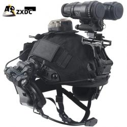 Ensemble de casque Airsoft avec casque tactique AVEC FLASHKIT - LIVRAISON GRATUITE