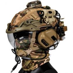 Casque de protection rapide tactique Airsoft CAMOUFLAGE- LIVRAISON GRATUITE