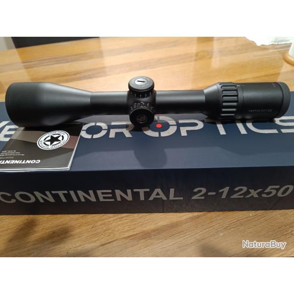 Lunette Vector optics continental 2-12x50