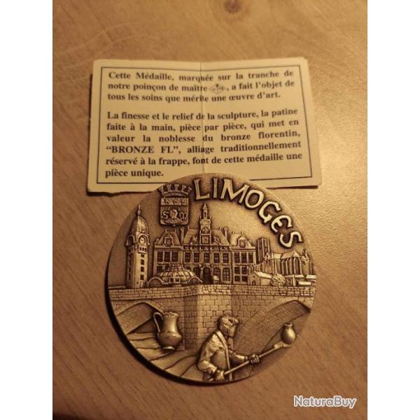 mdaille ville de Limoges