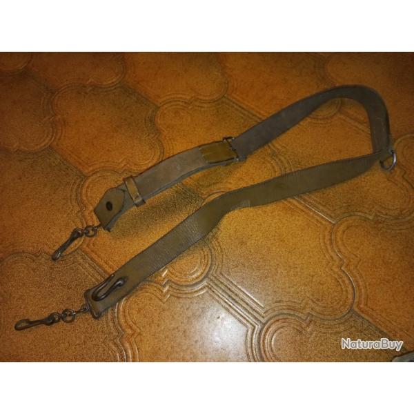 Bretelle en cuir pour Mitrailleuse AA-52 Franaise