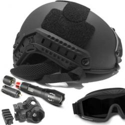 Casque Pare-balles NIJ IIIA Casque de Défense Balistique Tactique