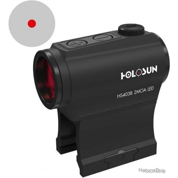 HS403B VISEUR POINT ROUGE HOLOSUN - 2 MOA - NOIR