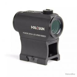 PROMOTION VISEUR POINT ROUGE TUBULAIRE HOLOSUN HS403B - 2 MOA - NOIR