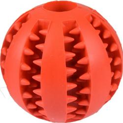 DENTAL BALLE EN CAOUTCHOUC 7CM ROUGE