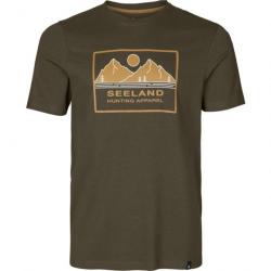 T shirt Kestrel Seeland Brun