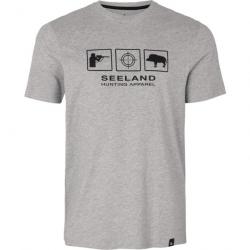 T shirt Lanner Seeland Gris foncé Melange