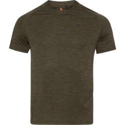 T shirt Active S S Seeland Marron sombre