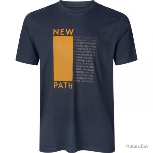 T shirt Path Seeland Bleu Navy