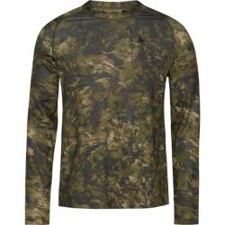 T shirt Active Camo L S Seeland Camo InVis vert