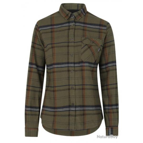 Chemisier Skye Flannel Seeland Raisin Terracotta Check