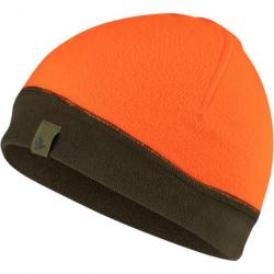 Bonnet Reversible fleece Seeland One size Vert/Hi-Vis orange