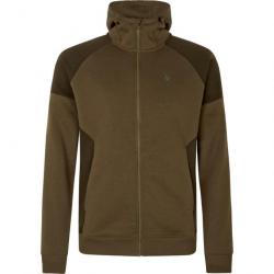 Sweat zippé Cross Seeland Olive foncé