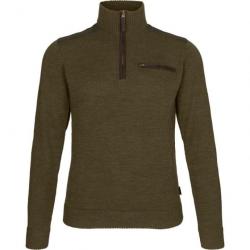 Pull Buckthorn half zip Seeland Olive melange