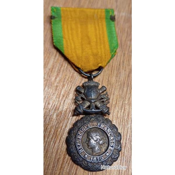 Mdaille Militaire - 1870 Valeur et Discipline - modle 3me Rpublique