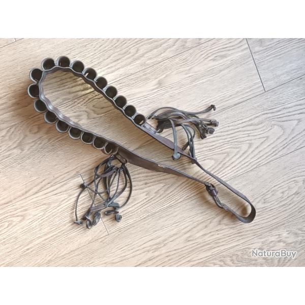 Cartouchiere vantage en cuir