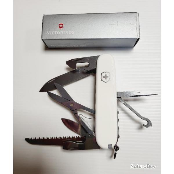 COUTEAU VICTORINOX HUNTSMAN BLANC